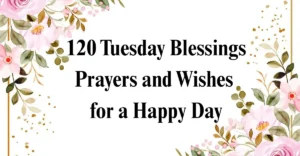 120 Tuesday Blessings, Prayers and Wishes for a Happy Day