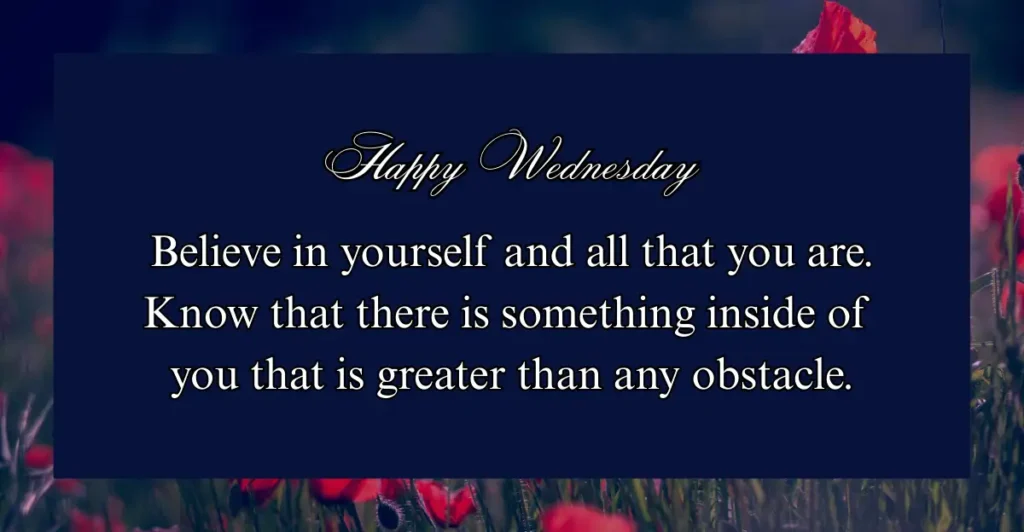 Inspirational Wednesday Blessings