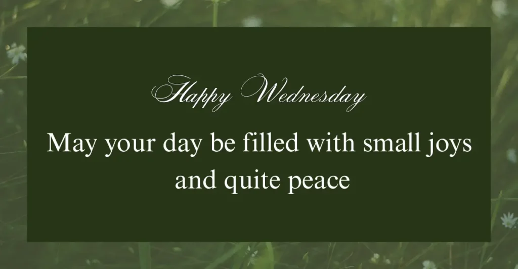 Wednesday Blessings Quotes