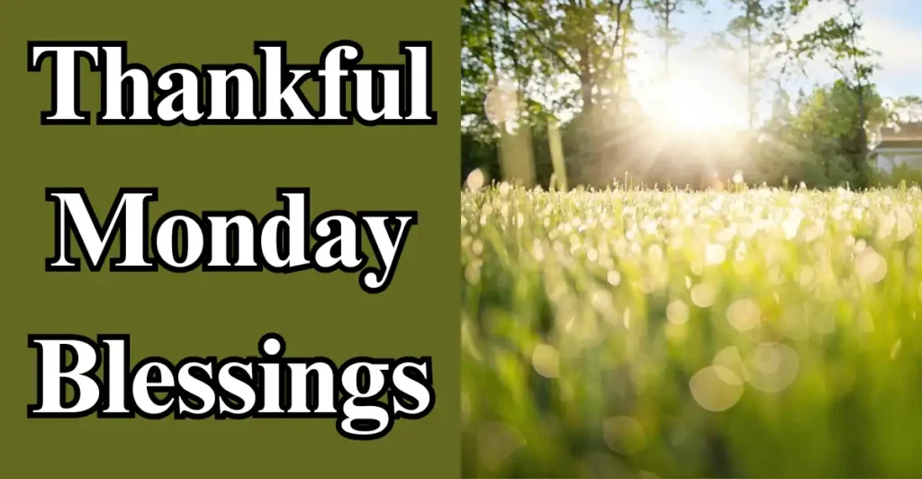 Thankful Monday Blessings
