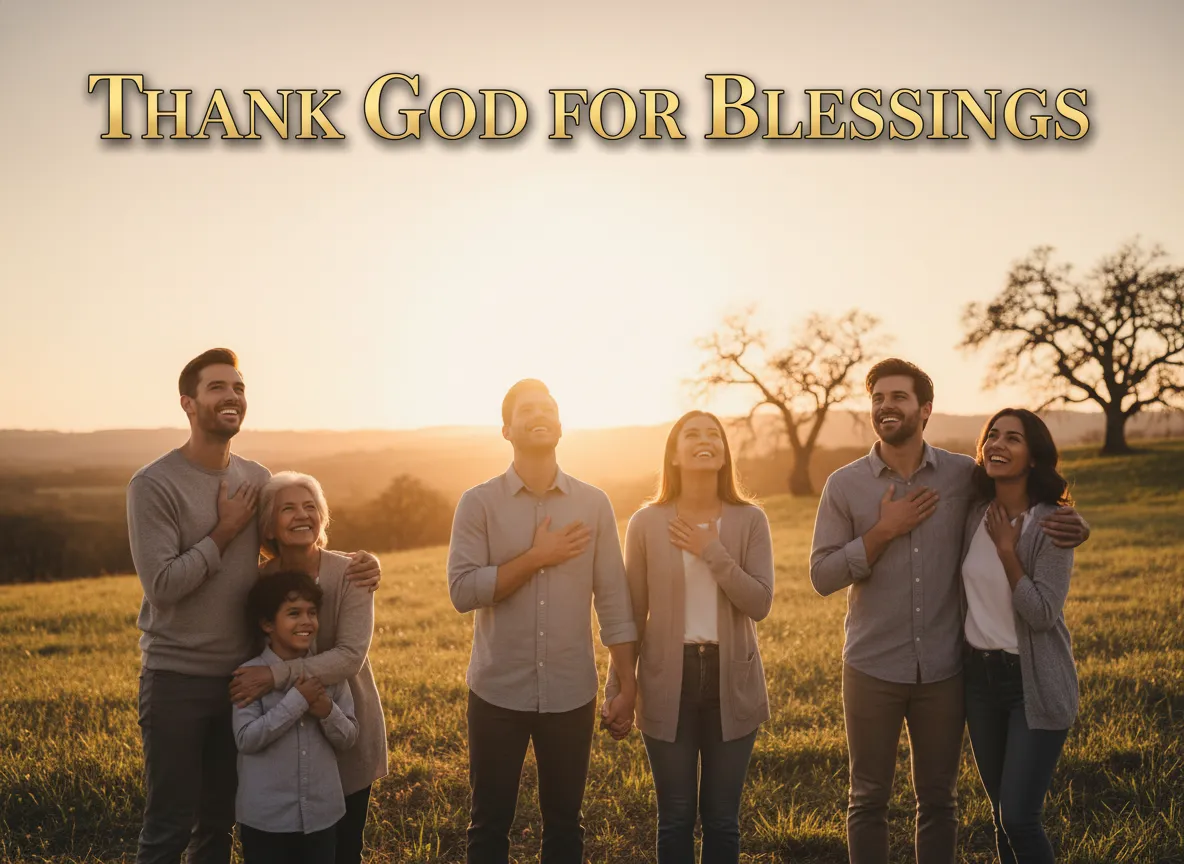 Thank You Messages To God For All Blessings