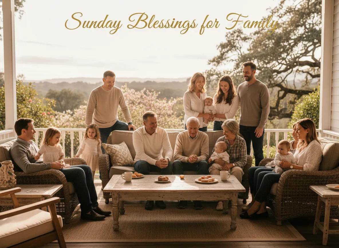 60+ Sunday Blessings for Family: Prayers, Quotes and Heartfelt Messages