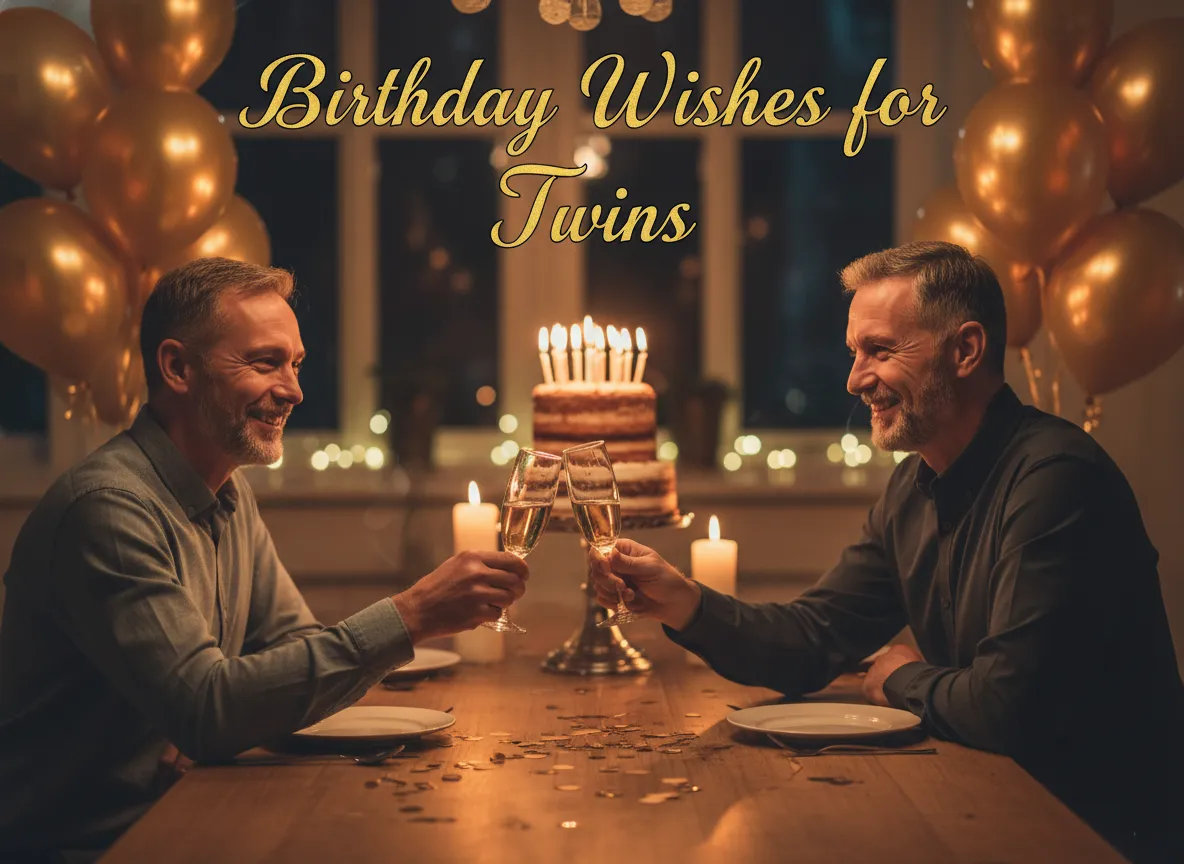 Birthday Wishes for Twin Brothers