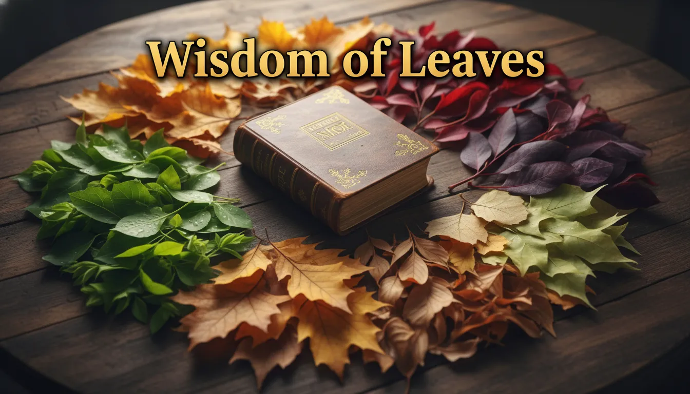 Bible verses about leaves, spiritual symbolism, life lessons, holistic understanding, scripture.