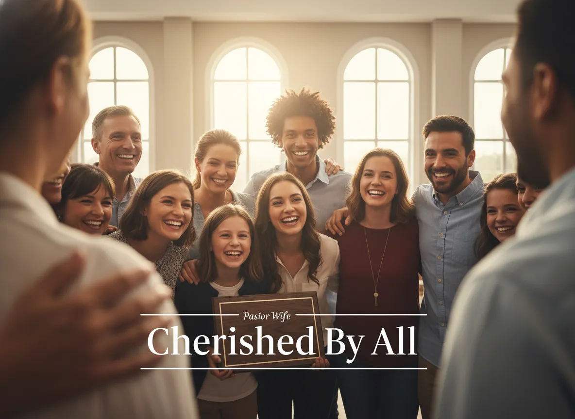 Concluding thoughts on celebrating the pastor's wife, showing her as cherished by the church family.