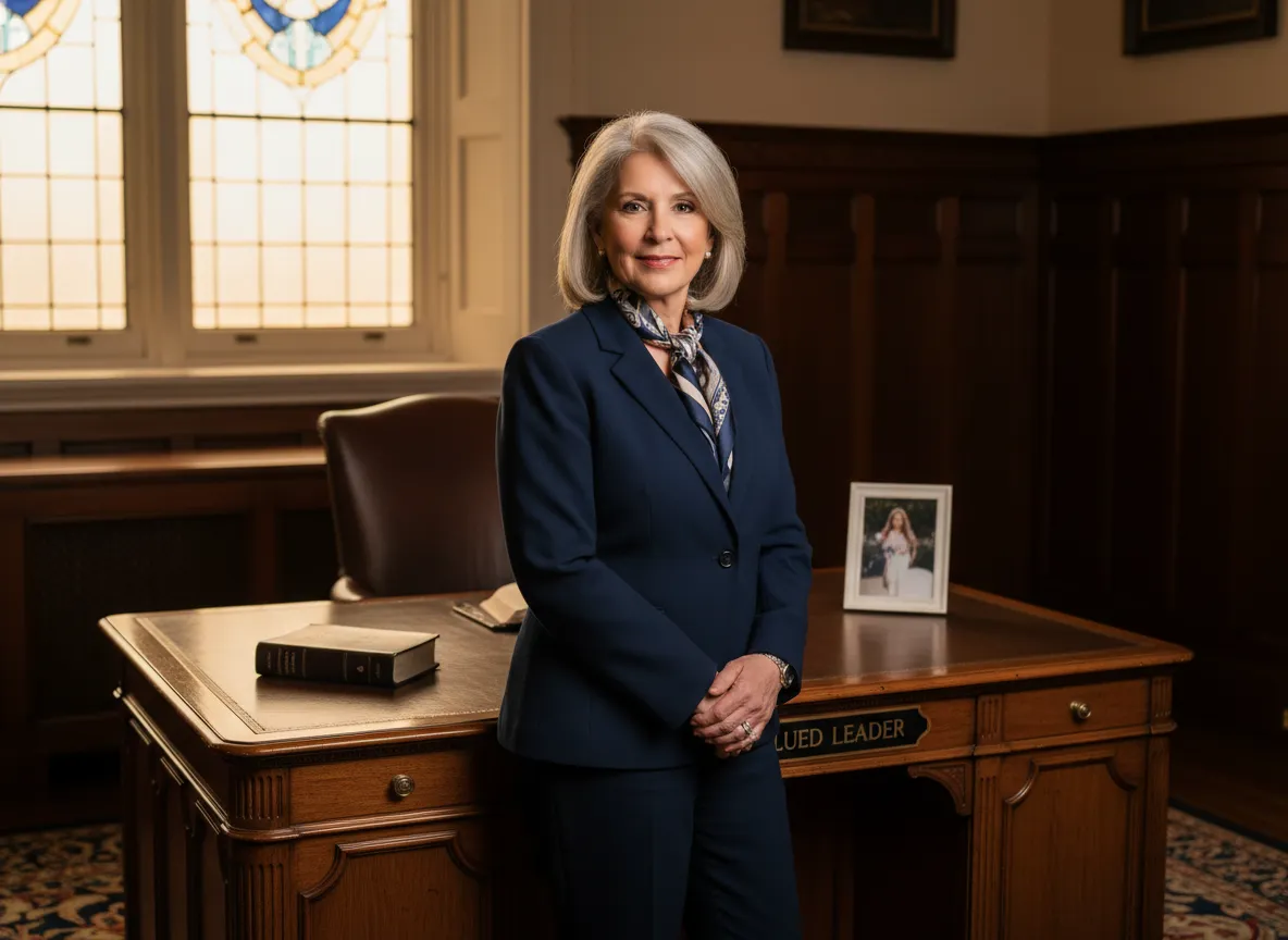 Birthday wishes for the first lady of the church, recognizing her important role and wisdom.