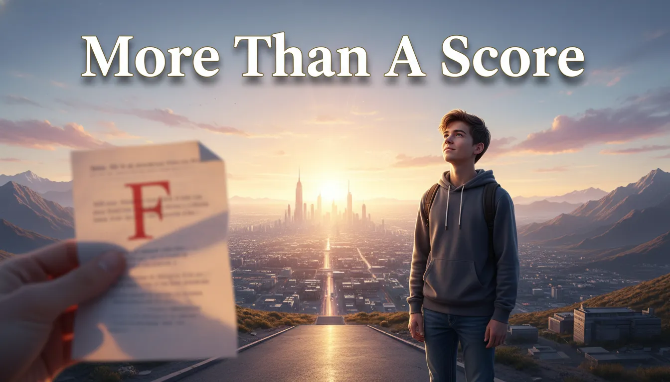 Inspirational exam wishes, student future perspective.