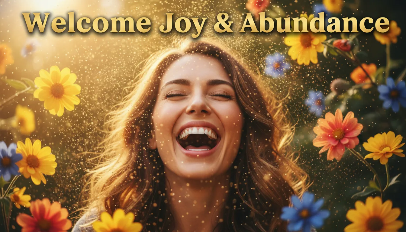 Joyful birthday blessings, happiness, abundance and prosperity.