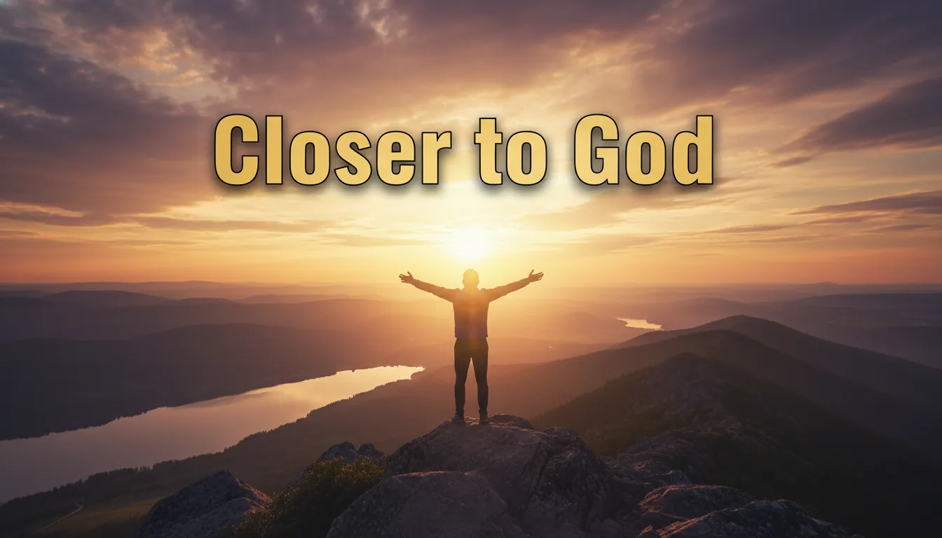 Feeling happy and close to God through thankfulness and prayer.