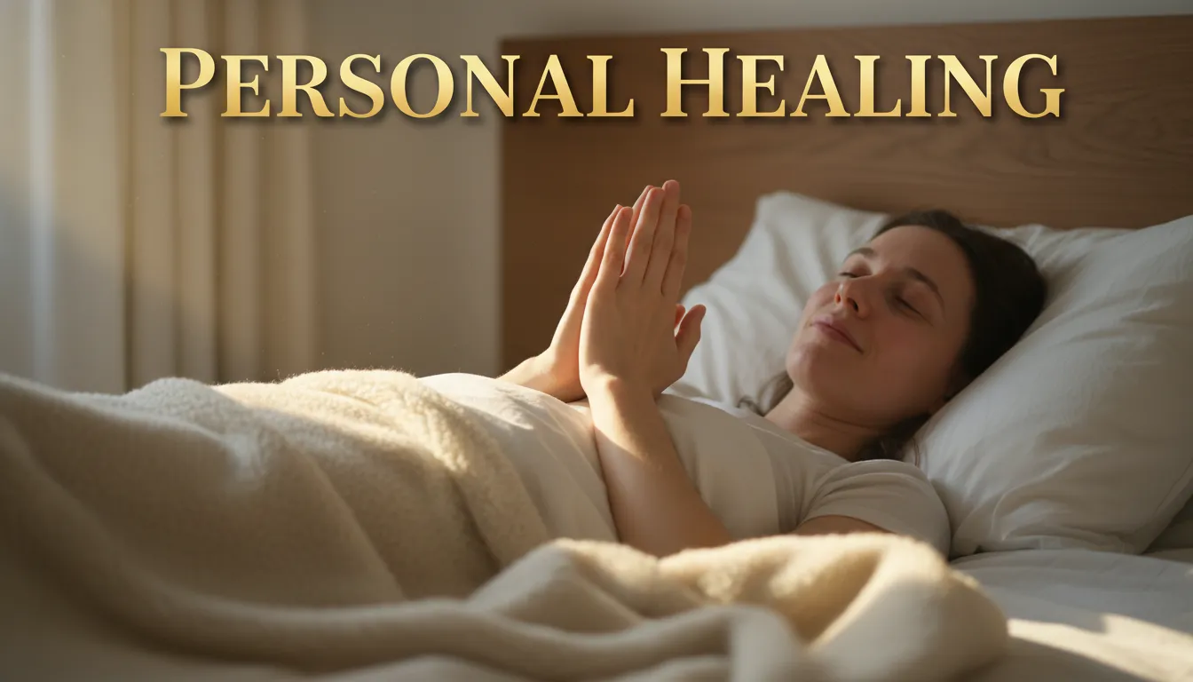 Personal healing prayers, comfort in sickness, spiritual recovery, strength in illness.