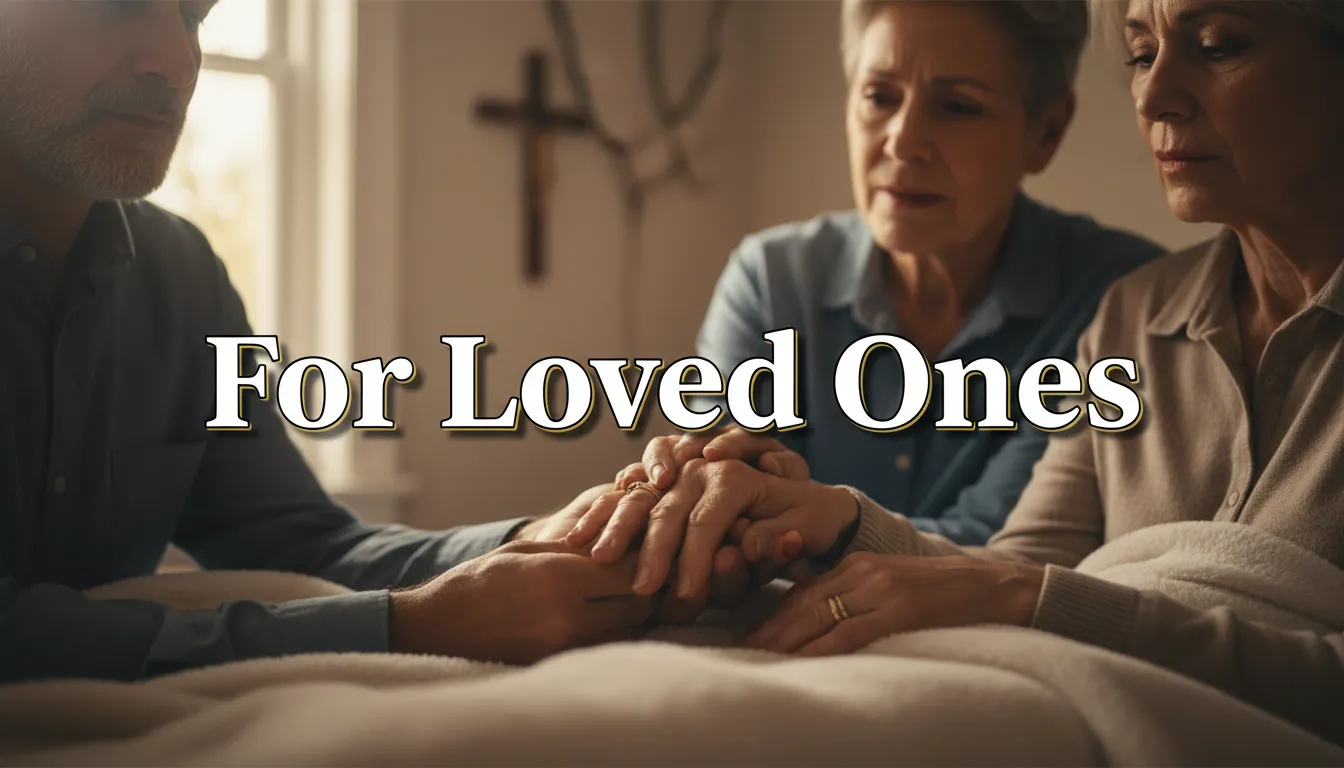 Praying for friends and family, support for loved ones, community healing, shared faith.