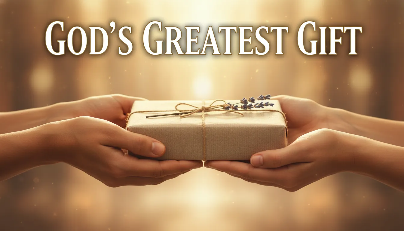 John 3:16, God's gift of Jesus, biblical giving, acts of kindness, Christmas message