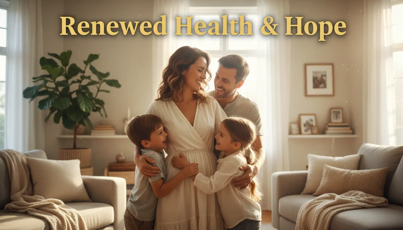 Mother's health recovery prayer, family support and renewed health.