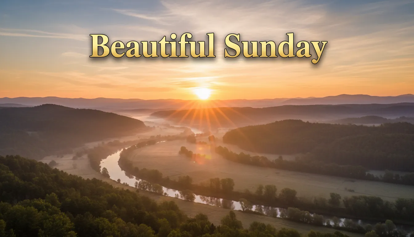 Beautiful Sunday messages, brighten day wishes