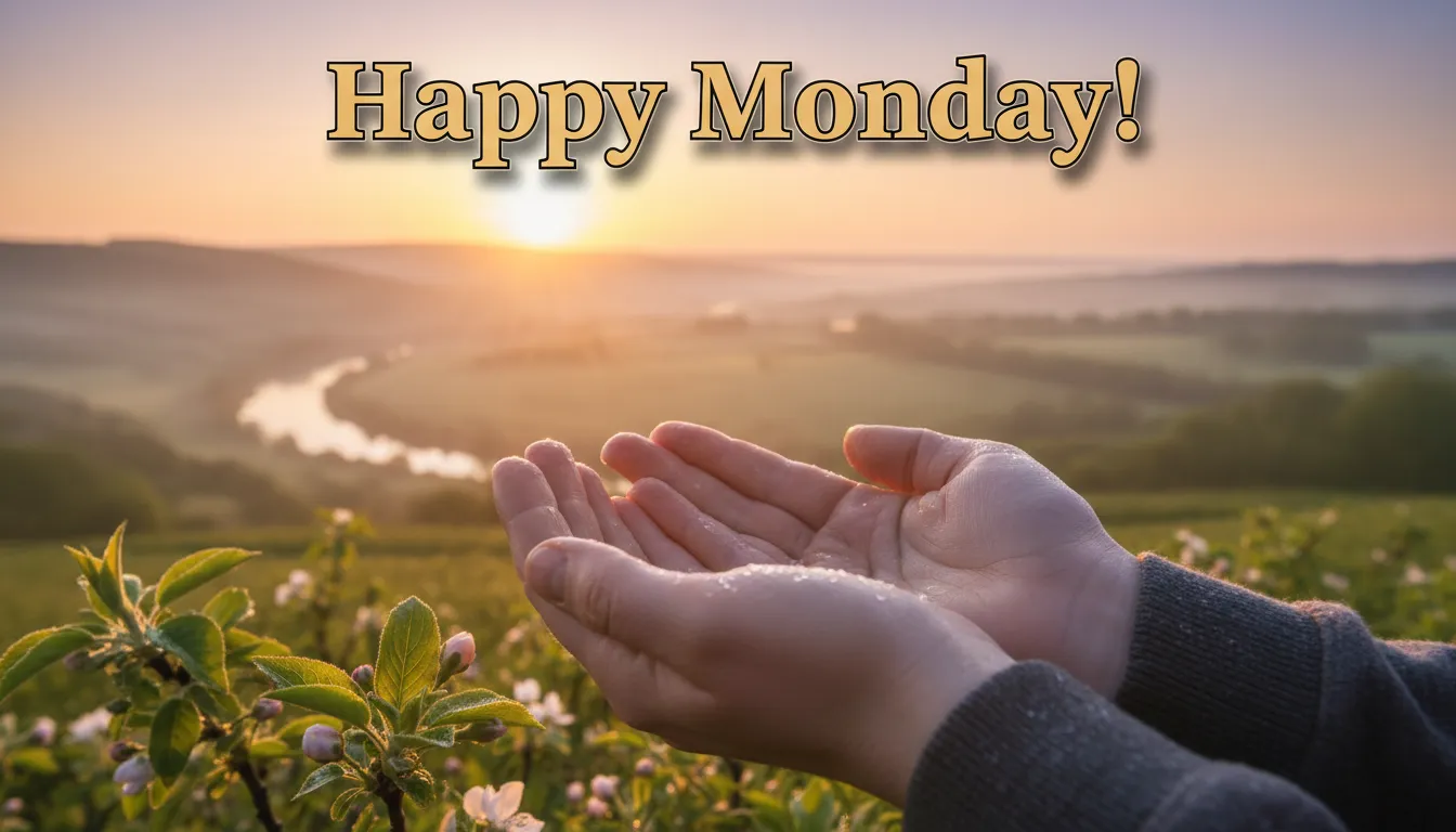 Happy Monday blessings, purpose and peace for a great day.