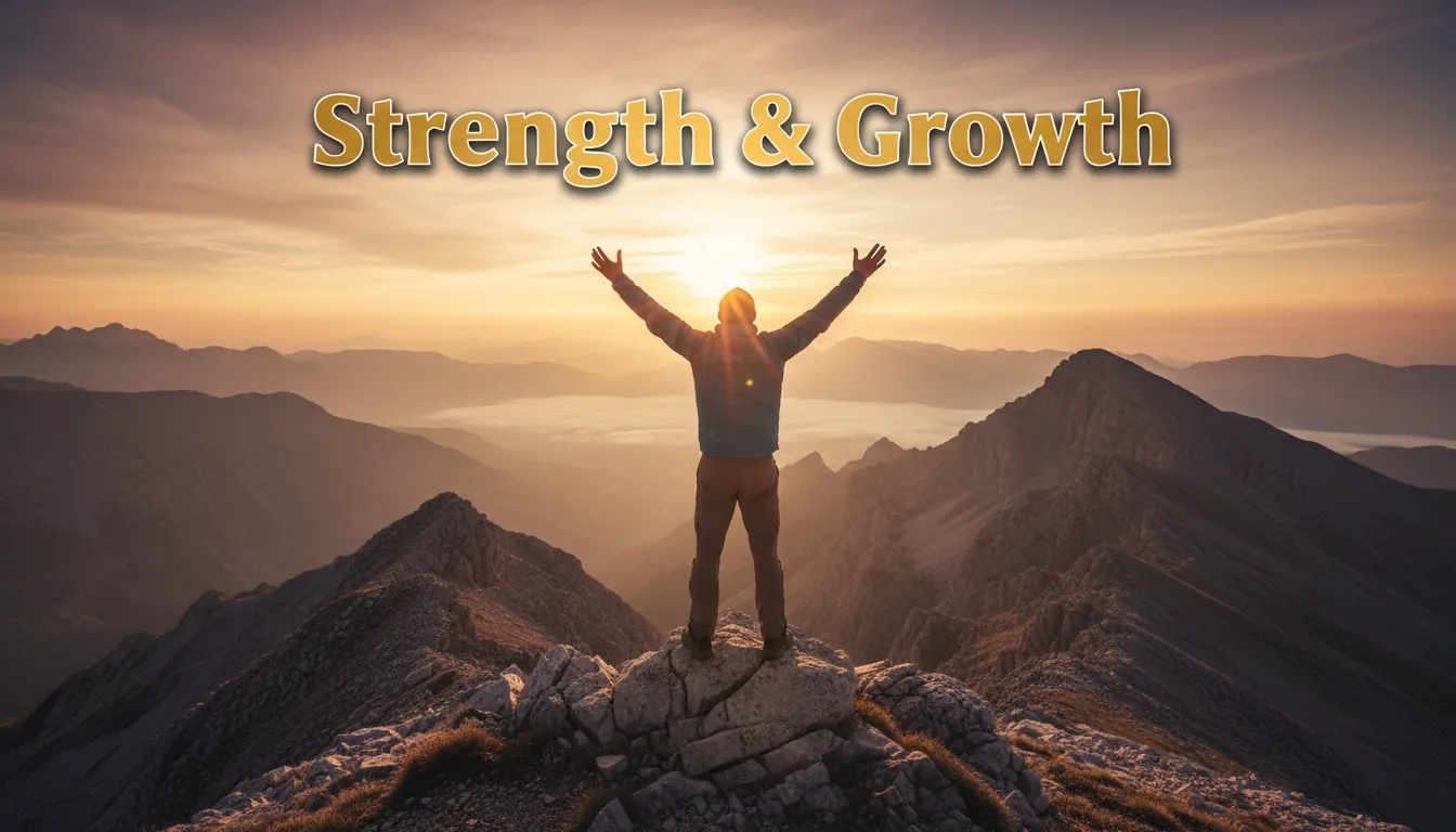 Inspirational Monday blessings, strength and personal growth.