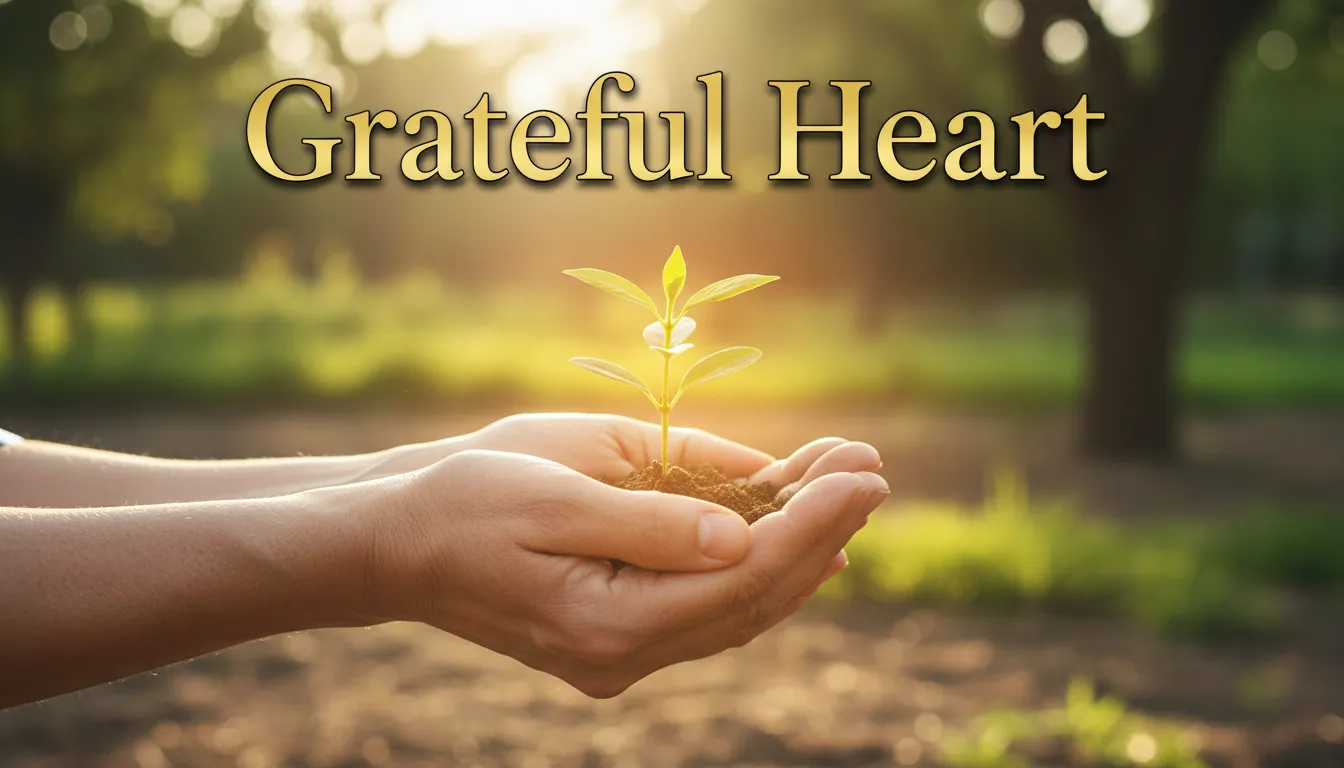 Thankful Monday blessings, a grateful heart to start the week.