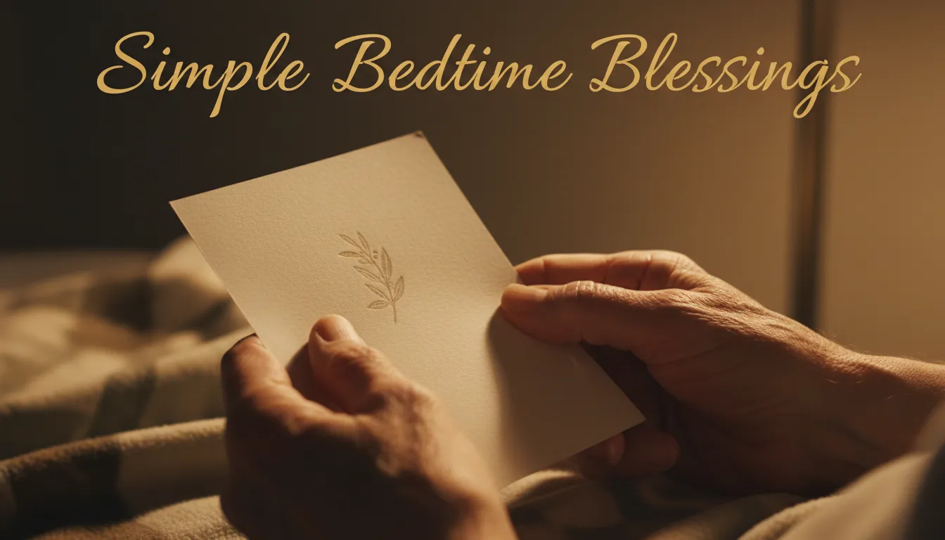 Close-up of hands holding a Catholic prayer card.