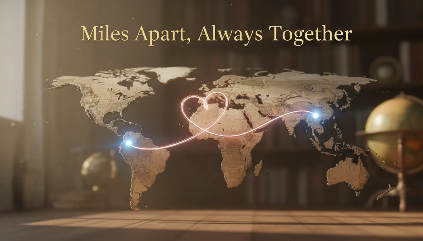 Sending Long Distance Good Morning Messages for a Friend across many miles.