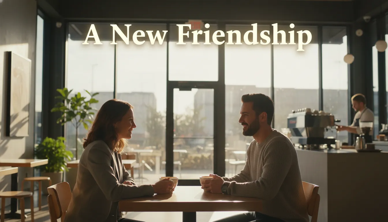 Starting a new bond with Good Morning Messages for a New Friend in a warm atmosphere.