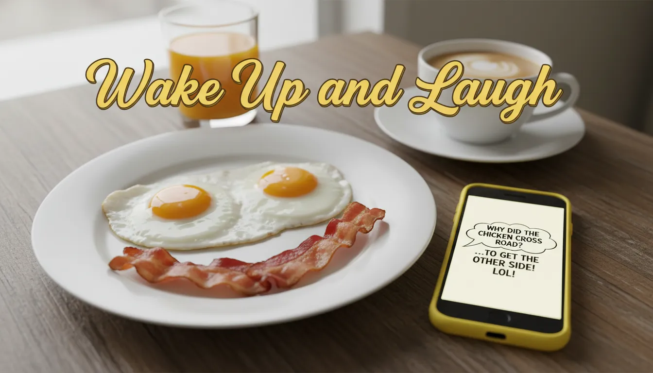 Funny Good Morning Texts for Her to make her laugh before her first cup of coffee.