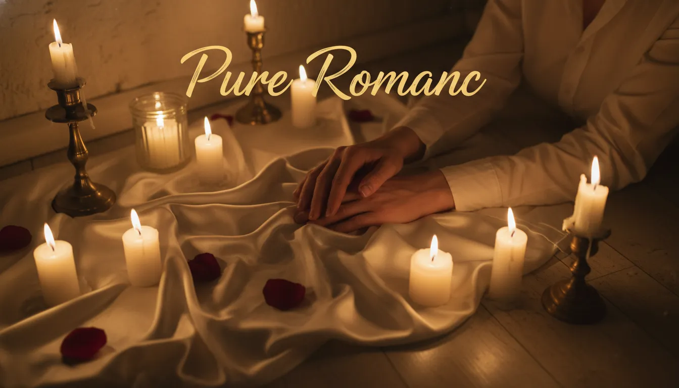 Romantic Good Night Messages for Her - A romantic and warm setting depicting devotion and adoration before sleep.