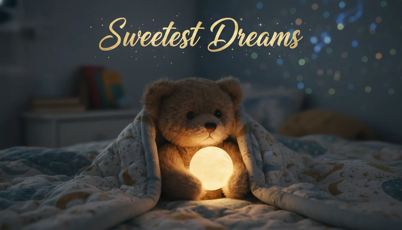 Cute Good Night Messages for Her - An adorable and whimsical scene featuring sweet imagery to create a smile before sleep.