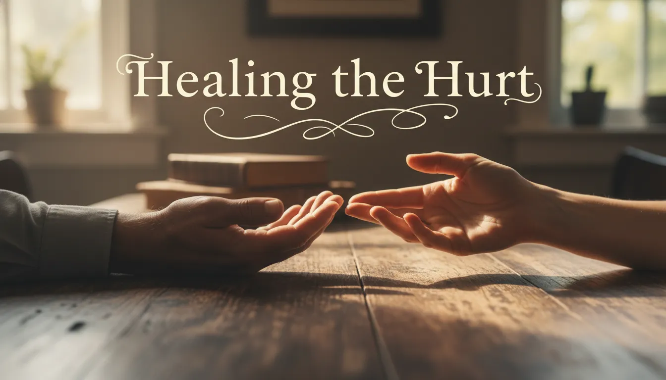 Heart Touching Apology Message To My Love For Hurting Him or Her illustrated by a reconciliatory gesture