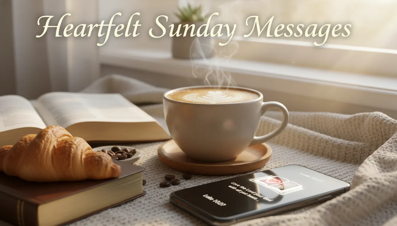 Short Sunday Blessings for Family (Quick and Meaningful) - quick messages of peace and understanding for social media.