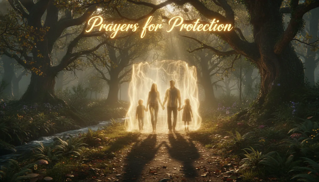 Sunday Prayers for Family Protection and Safety - heavenly father covering the family in prayer and safety.